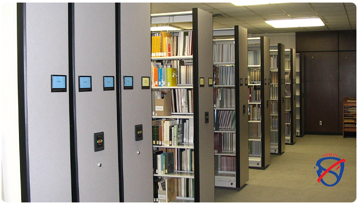 قفسه بایگانی برای کتابخانه دانشگاه