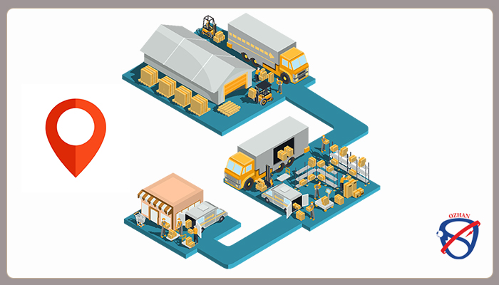 عوامل موثر بر مکان یابی انبار