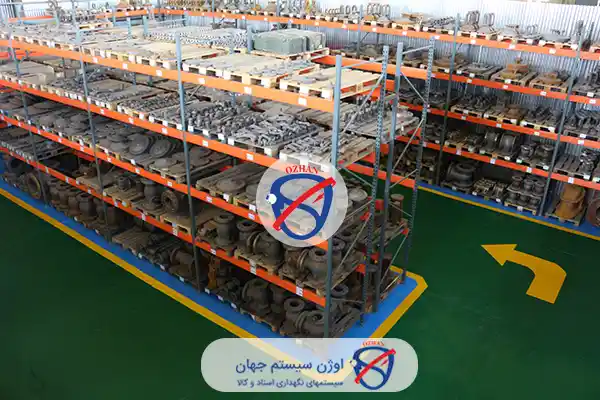 قفسه صنعتی پالت راک ثابت