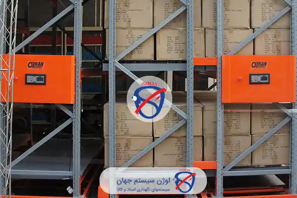 قفسه بندی انبار با پانل راک اتوماتیک